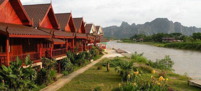 River View Bungalows, Muang Vangviang, Laos